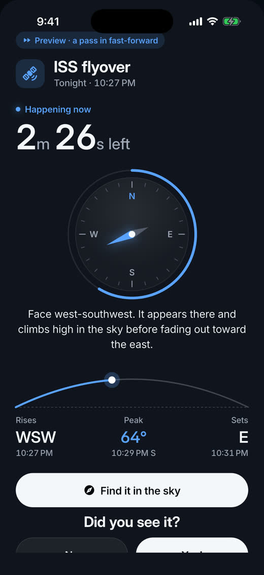 Happening now: the pass in progress with time left
